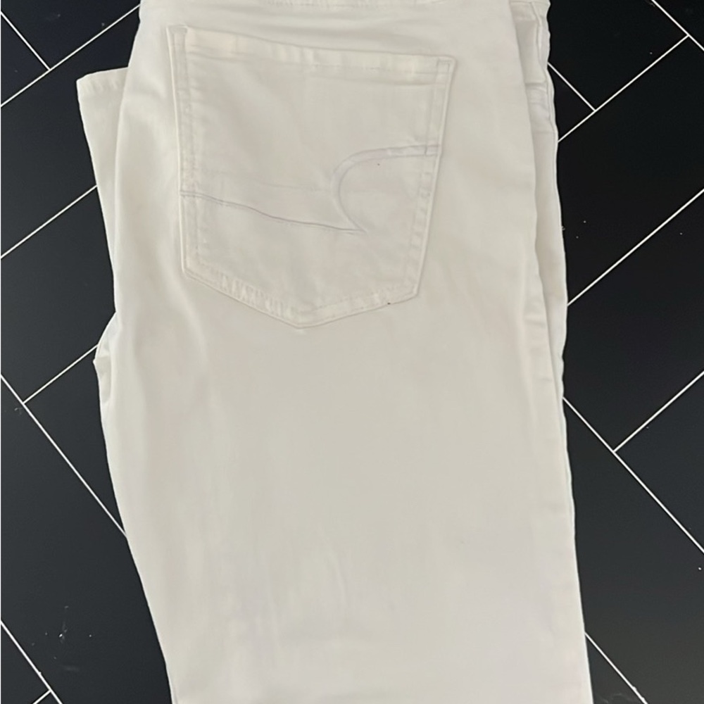 White American Eagle Jeggings